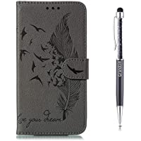Grandoin Funda para Samsung Galaxy A2 Core- PU Cuero Case Antigolpes Cuerpo Completo Carcasa Protectora Cartera Soporte…
